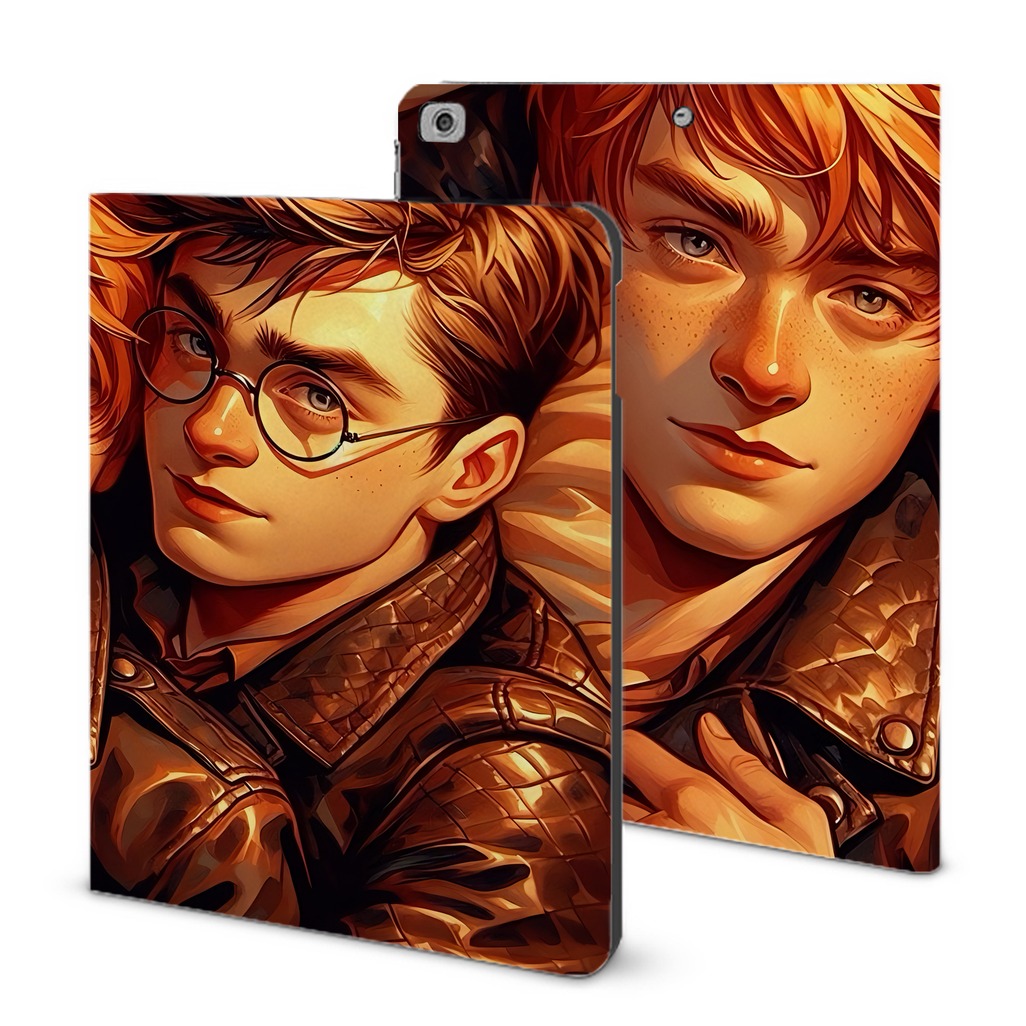 （画像用） Harry Potter ハリー・ポッターシリーズ IPad ケース ブック型 PUレザー TPU 耐衝撃 軽量 薄型 ペン収納なし 全面保護 IPad 各モデル対応